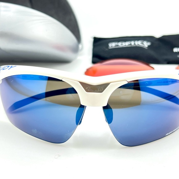 Rudy Project Magster Racing Sunglasses SN66-69R with Case & Extra Lenses MINT! - Picture 2 of 16